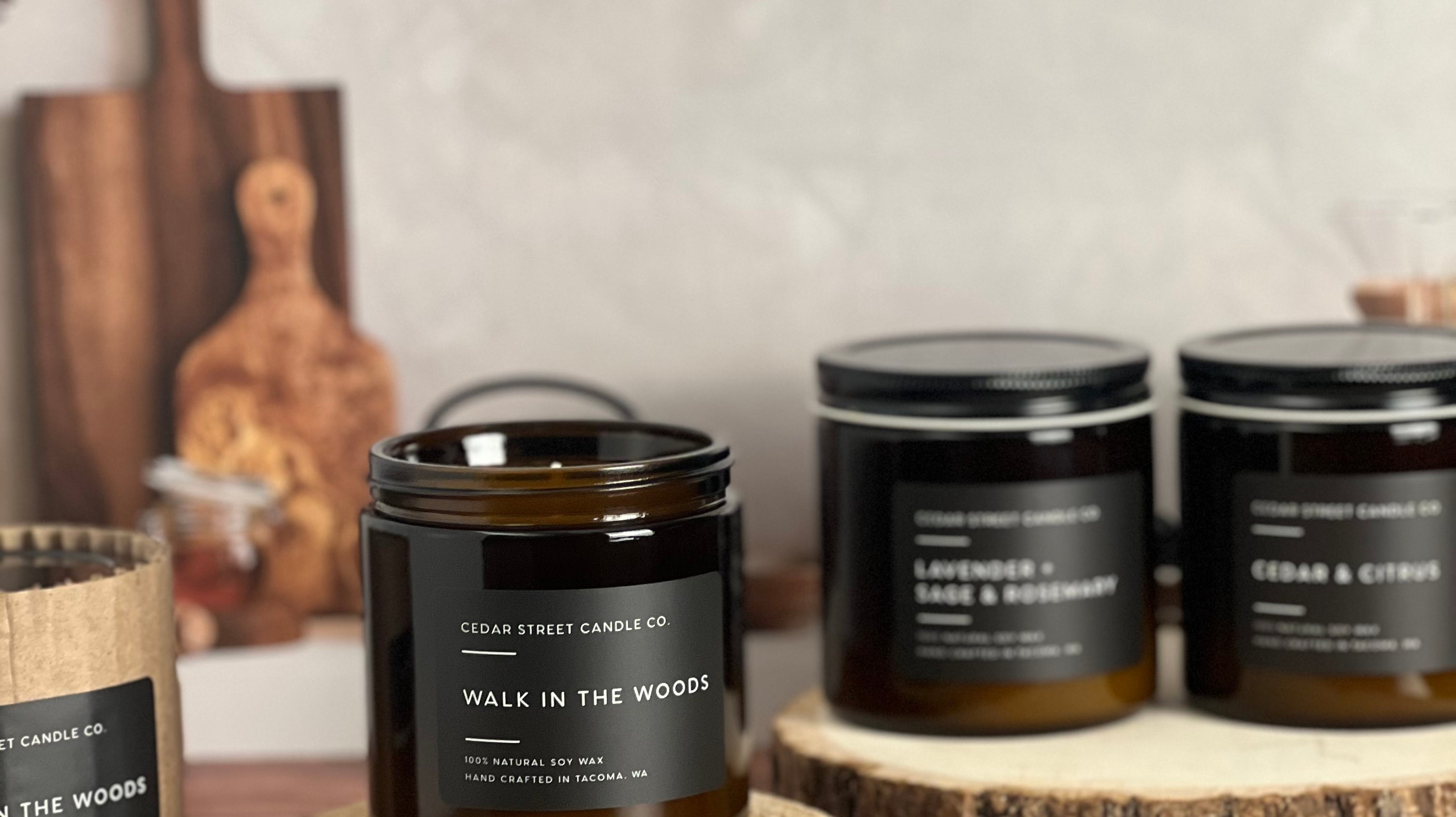 Our 13 Ounce Amber Vessel Candles Are Back in Stock!