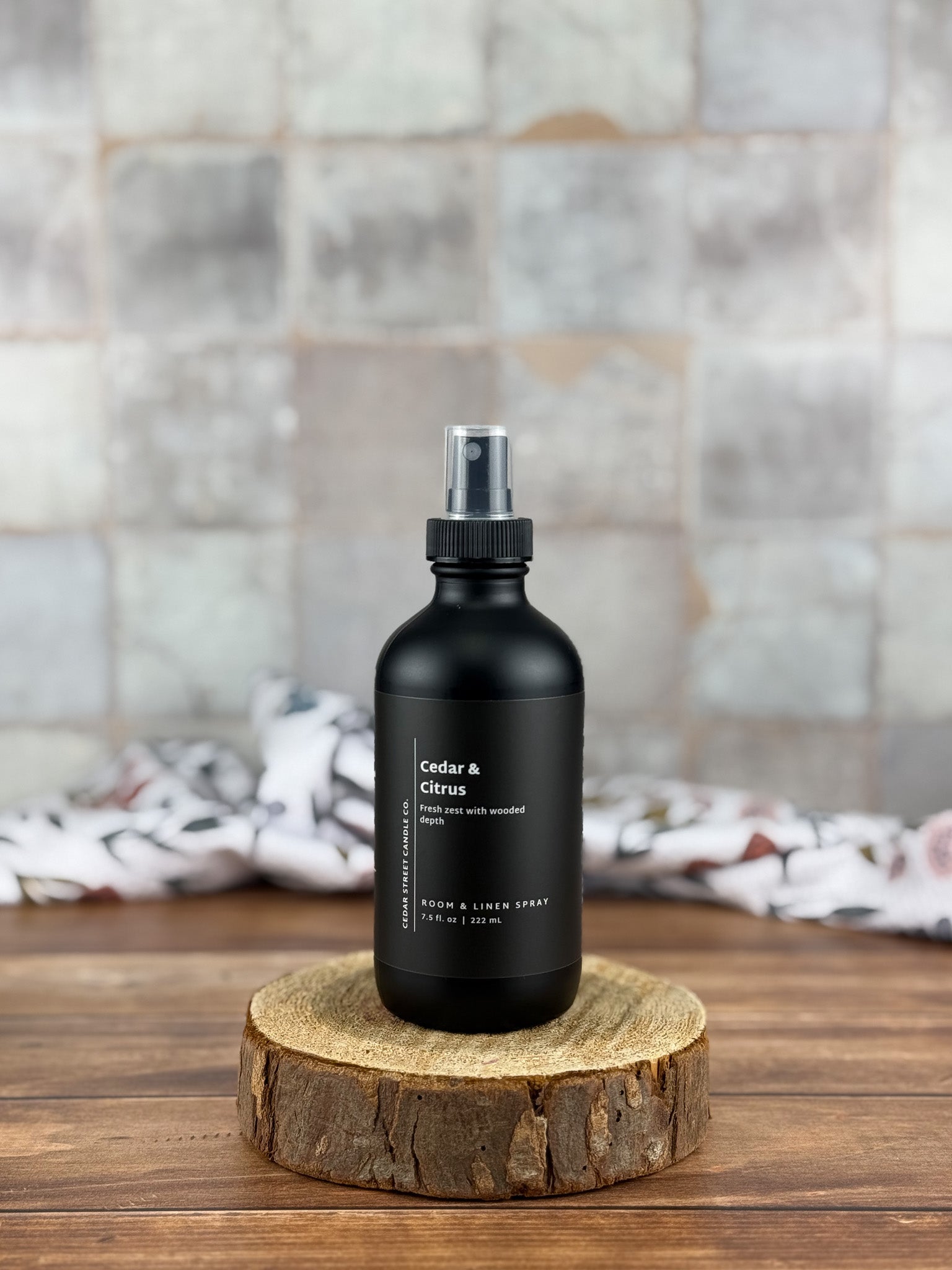 Cedar & Citrus | Room & Linen Spray | 7.5 oz – Cedar Street Candle Co.