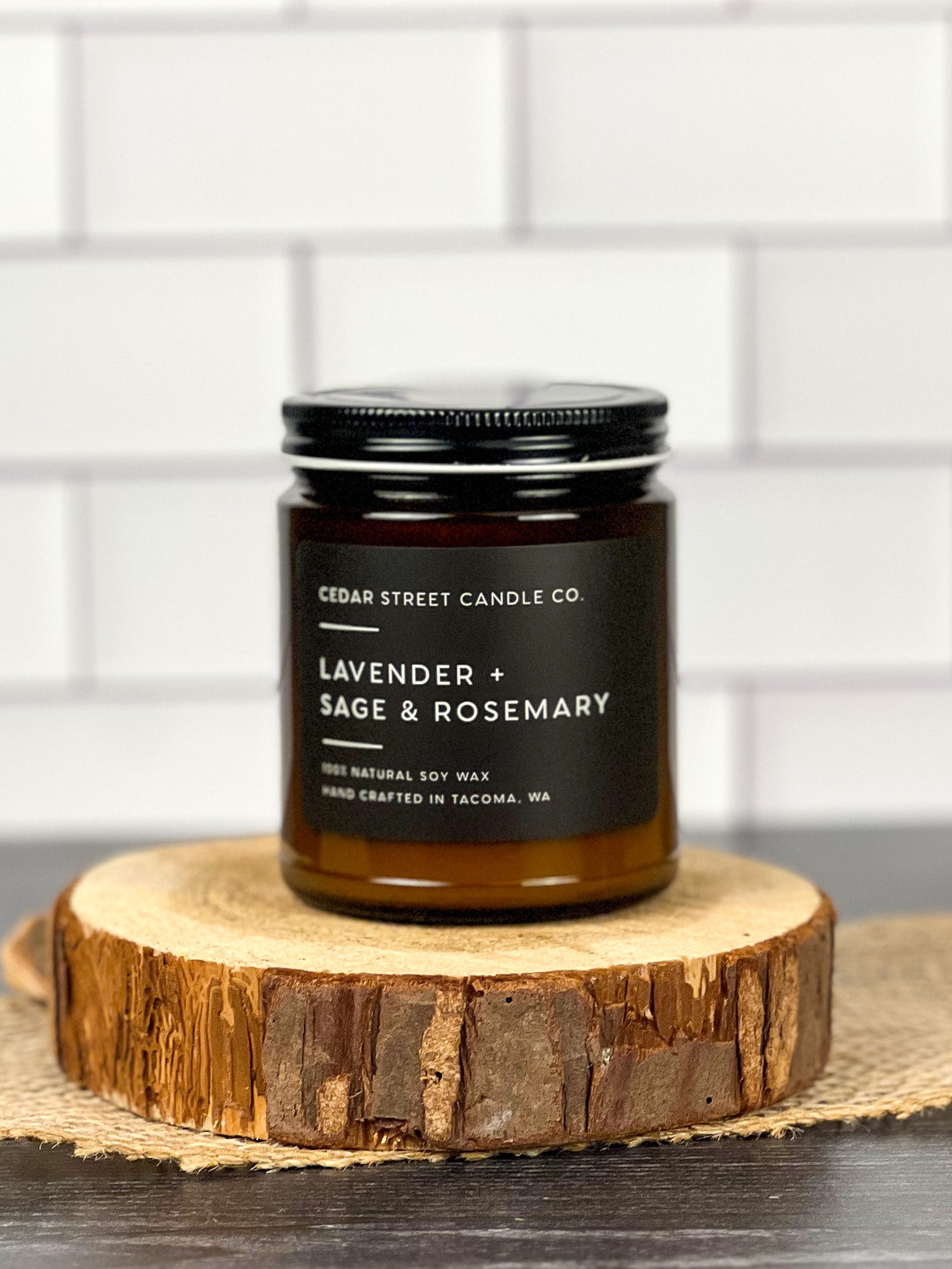Lavender + Sage & Rosemary – Cedar Street Candle Co.